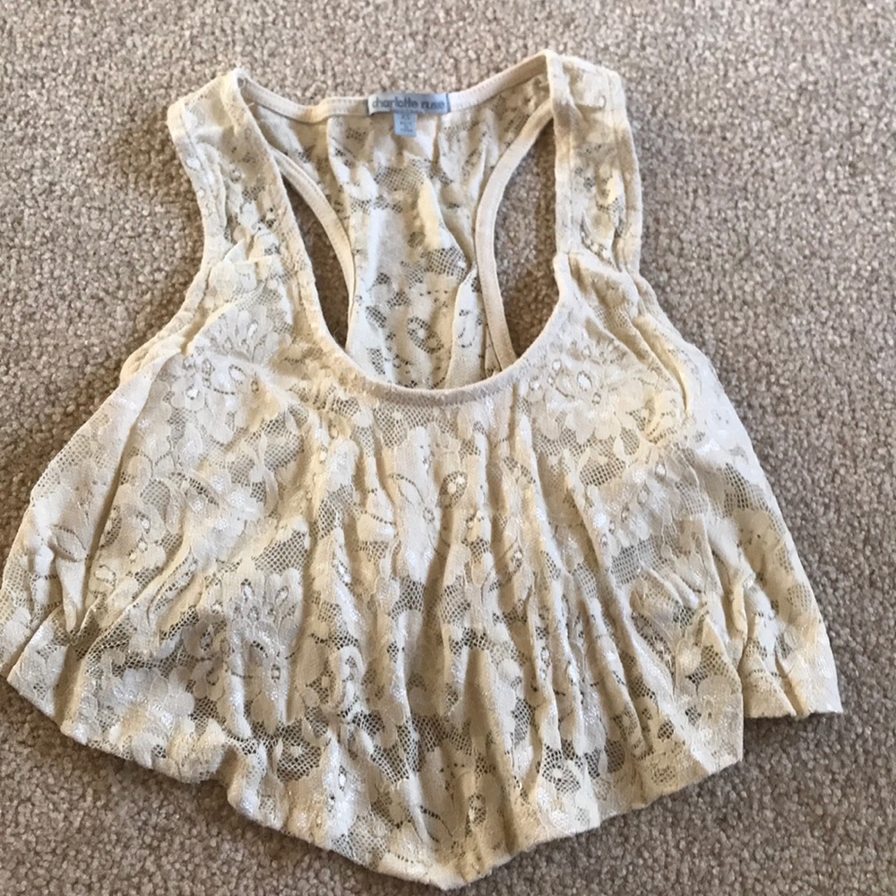 crop top never worn